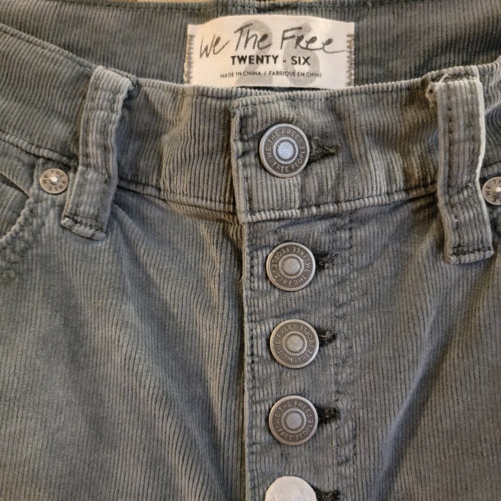 We The Free Corduroy Pant morning waves NWT